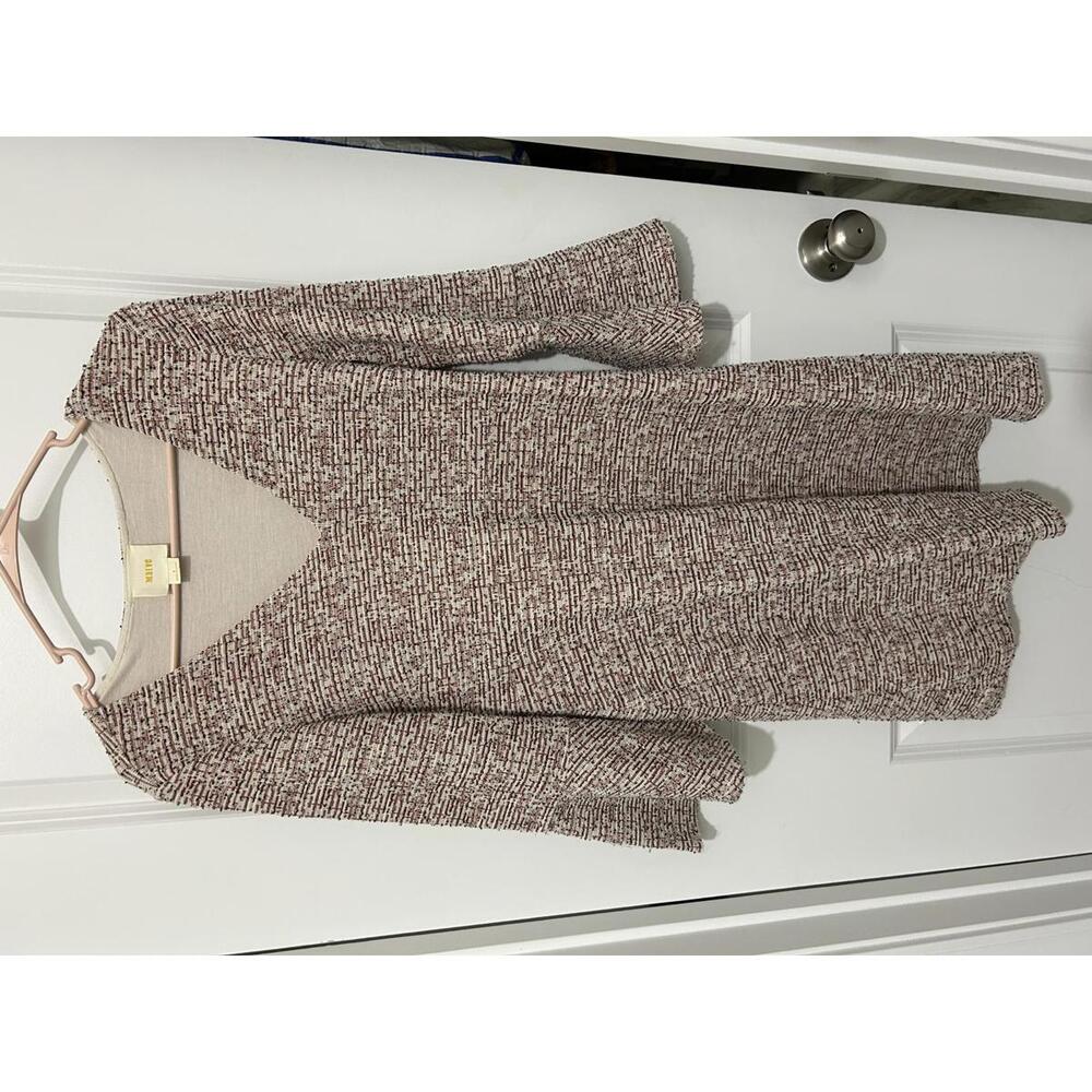 Maeve Long Sleeve V-Neck Knit Dress